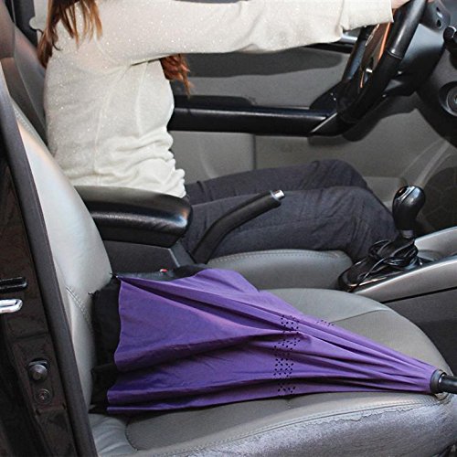 Superbrella Guarda-chuva Invertido Cor Roxo