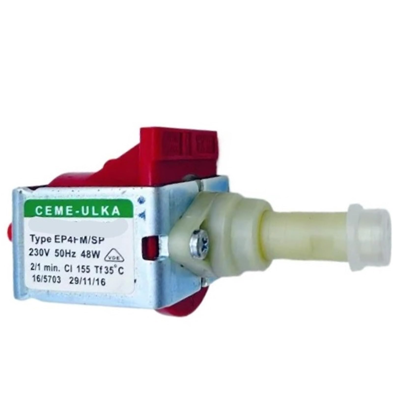 Pompa olio idraulico Pompa idraulica a ingranaggi Pompa elettromagnetica mini da 48 W per macchina da caffè, pompa a stantuffo, pompa ad alta pressione, portata 50 cc/min