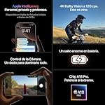 Apple iPhone 16 Pro, US Version, 256GB, Black Titanium - Unlocked (Renewed) - Image 4