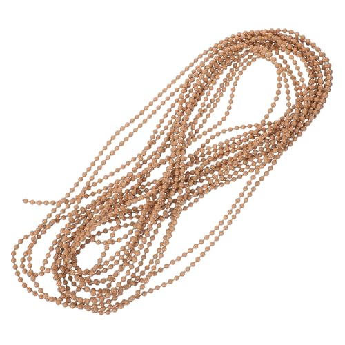 Cabilock 11 Yards Roller and Roman Shade Blind Beaded Chain Cord Roller Blind Beaded Chain Repair Roller Curtain Bead Rope Blind Beaded Cord for Roller Blind Fitting