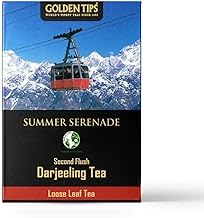 Golden Tips Summer Serenade Second Flush Darjeeling Black Tea (8.81oz - 100 gm - 50 Cups)