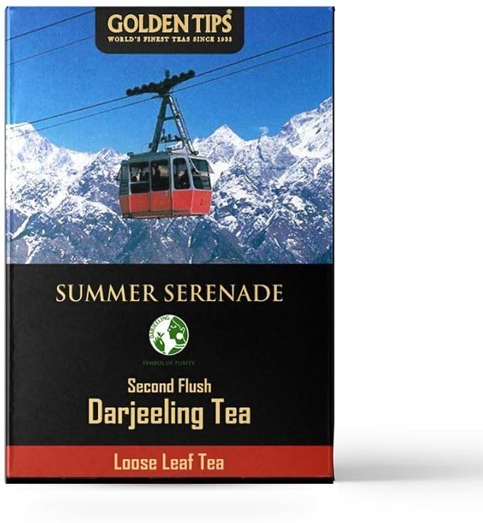 Golden Tips Summer Serenade Second Flush Darjeeling Black Tea (8.81oz - 100 gm - 50 Cups)