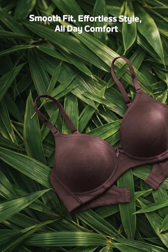 Image of Van Heusen Women's Cotton T-Shirt Bra|16 Hour Comfort|Everyday Bra|Breathable Perforated Cups|Anti Bacterial Tech|Sweat Absorbent|Padded|Wireless|Coverage|No Slip Soft Straps|Detachable Straps