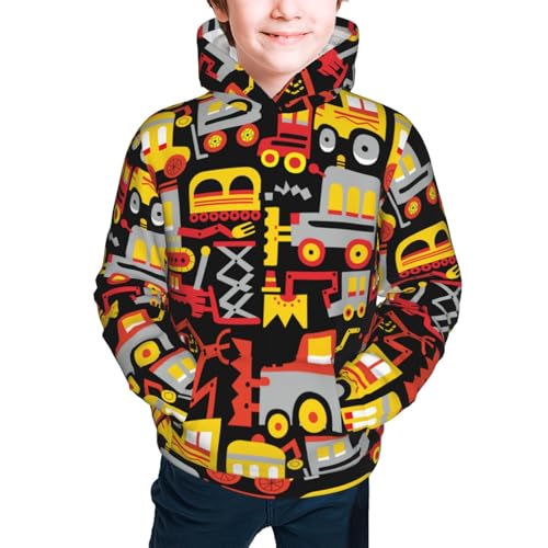 Cars Kid Hoodies Boys Sweatshirts Girls Pullover with Pocket3