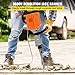 Mophorn 3600W Electric Demolition Hammer Heavy Duty Concrete Breaker 1400 RPM Jack Hammer Demolition Drills with Flat Chisel Bull Point Chisel