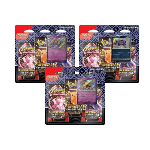 Case Blister Triplo Destinos De Paldea Lacrada 12pc