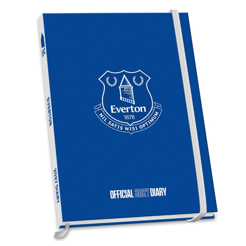 Everton FC 2027 A5 Diary Official Licensed Football Club Diary, Week-to-View Layout, A5 Format, Iconic Everton FC Club Colours, Daily Planner for Everton Fans