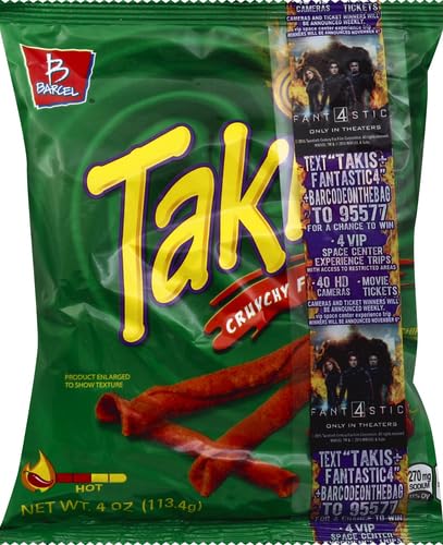 Miniatura 2 de TAKIS - Caja de chips de tortilla crujientes y crujientes con 6 bolsas de 4 onzas