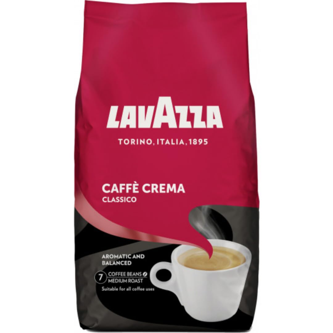 Lavazza Caffe Crema Classico Bohne Bohnen Coffee Kaffee 1000 gramm x 3 STÜCK