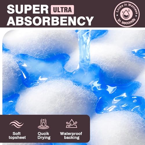 Image of MKISS 50 Count Heavy Duty Disposable Bed Pads 30 inch x 36 inch Incontinence Pads
