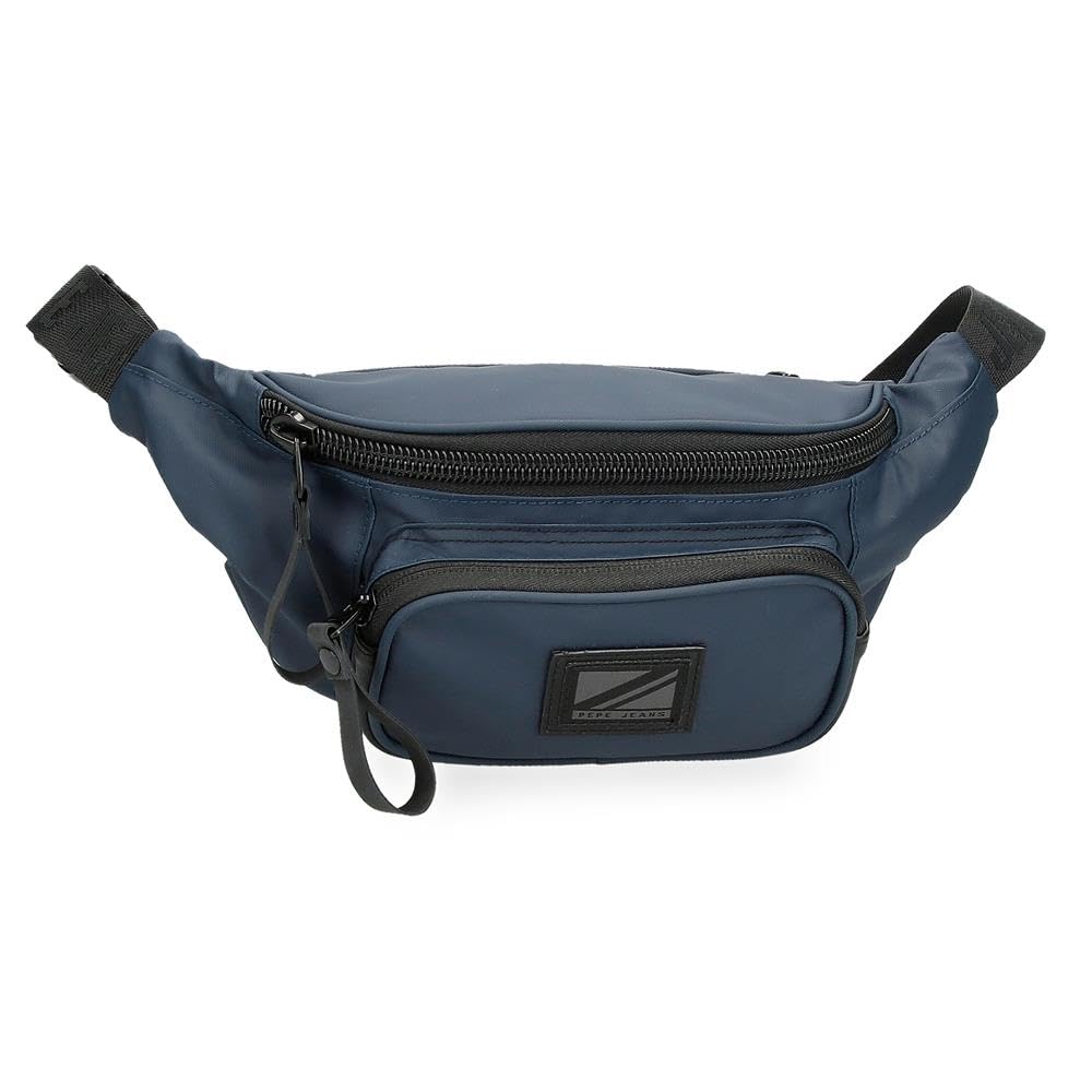 Pepe Jeans Hoxton Belt Pack Blue 30 x 13 x 5 cm Polyester, blue, One Size, Fanny Pack