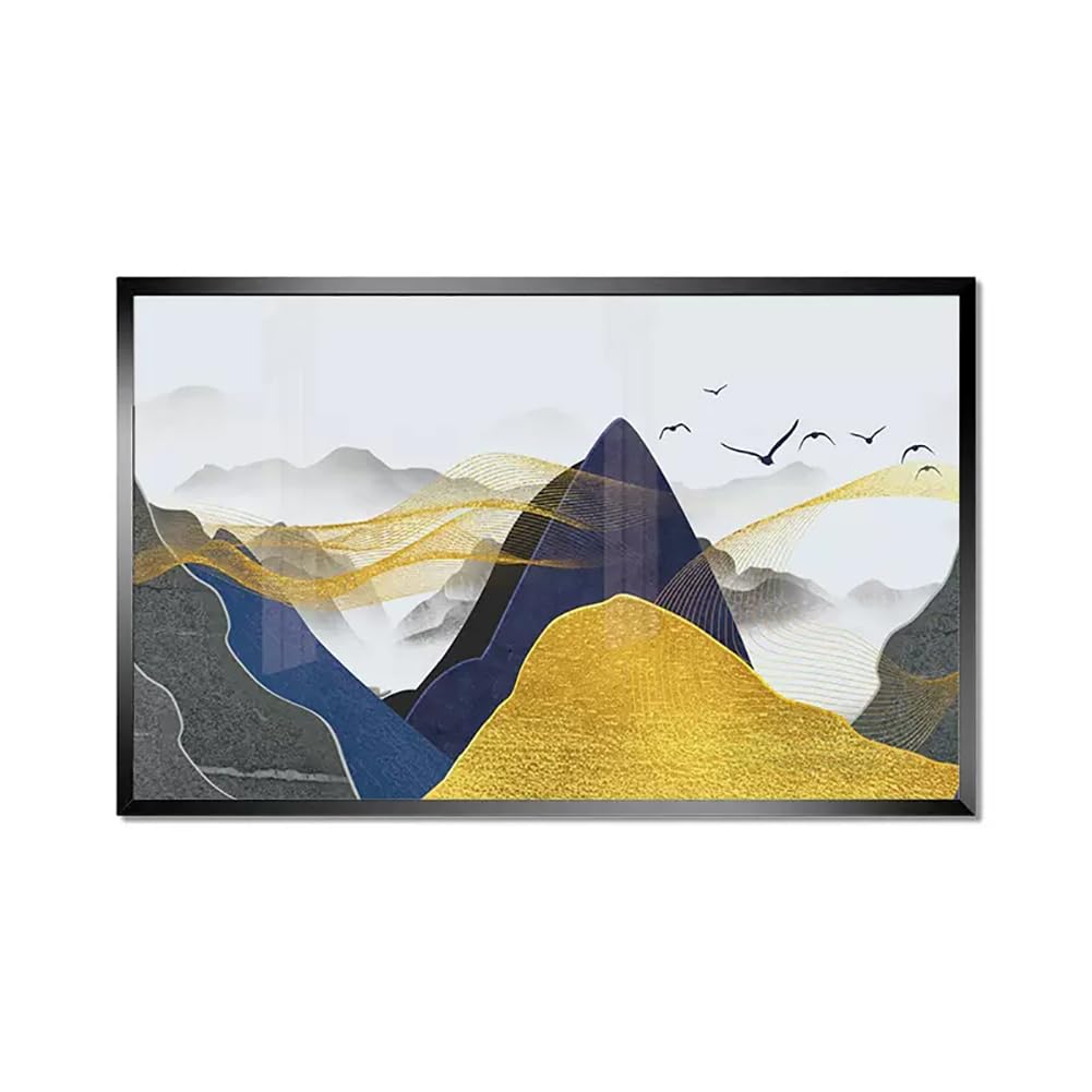 Calentador De Espacio Decorativo De 1000 W, Calentador Montado En La Pared, Decoración De Pared De Cristal De Carbono, Panel Cálido, Consumo De Bajo Energía,H