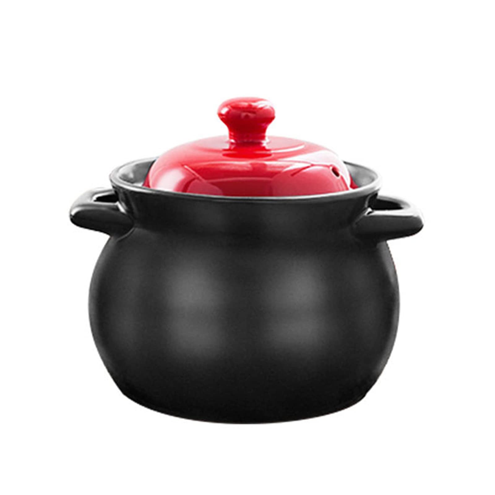 Cacerola de Cerámica con Tapa, Cazuela De Terracota Cazuela De Cerámica Cazuela De Barro Cazuela De Barro Olla De Barro Para Cocinar - Cerámica Resistente Al Calor/Cocido A Fuego Lento O Guisado Para