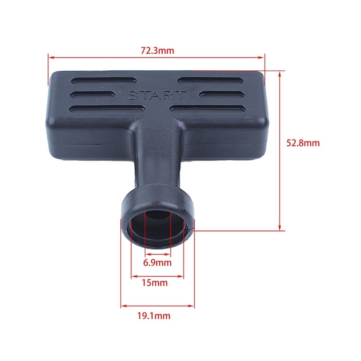 Arranque de tracción Compatible con Eh12 268-50201-00, Kit de Cuerda con empuñadura, Arranque, empuñadura y Cuerda