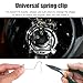 24pcs Bulb Retaining Spring Clips, 12 Styles Universal Headlight Lamp Retainer Spring Clips for H1 / H3 / H4 / H7 Bulb Car Headlight Headlamp Clamp Dip Dipped Beam Bulb Holder