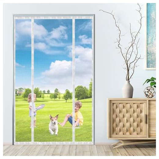 Magnetic Mesh Door Screen