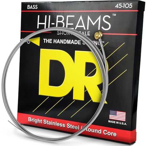 DR Strings Hi-Beam Round Core Bass Medium Short Scale