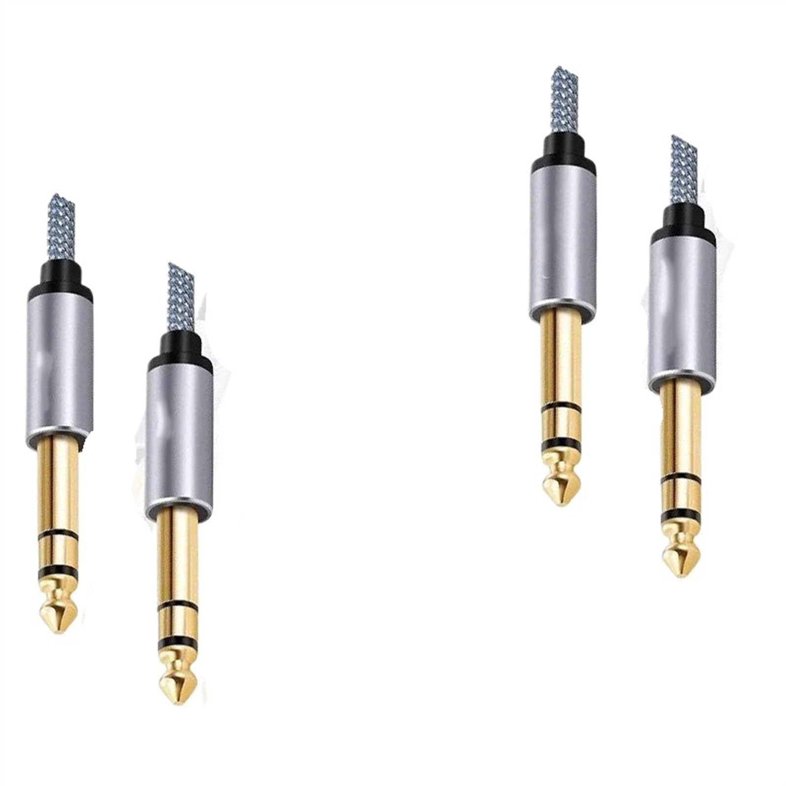Pro Audio kabel Kabel do gitary 6,35 mm, nylonowy oplot, złącze jack 6,35 mm do 6,35 mm, kabel, 2 sztuki(10m)