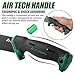 FLISSA 11'' Machete for Yard Work, Ergonomic Air Tech Handle and Lightweight Sheath, Stainless Steel Machete Knife for Gardening, Bushcraft, Hunting