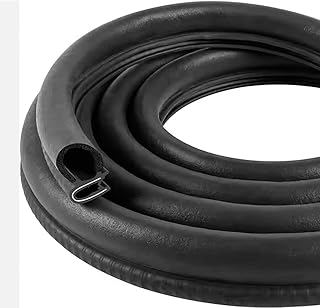 Rubber Edge Seal Strip with Side Bulb for Cars and Trucks Doors, Solid Box Windproof, Dustproof, Dustproof, Noise, Heat Insulation, Anti-Collision - 3 Meter Length - by KaberTrade
