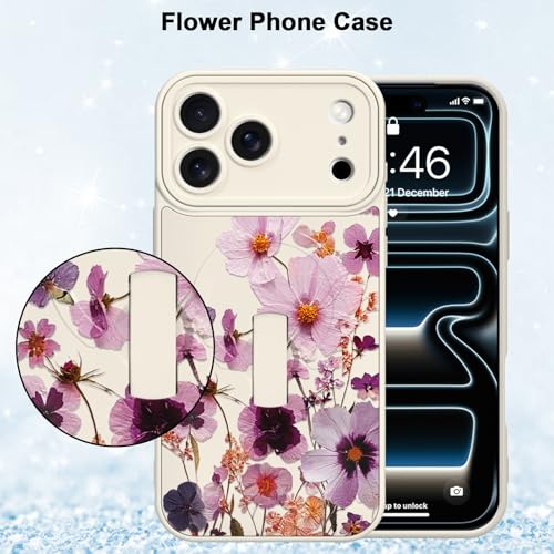Coque iPhone 17 Pro Max compatible MagSafe avec béquille intégrée et protection objectif violette - 5