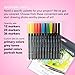 Lyra Aqua Brush Duo Brush Markers - Set of 6 Water-Based Brush Pens for Artists of All Ages - Dual Tip Markers for Fine Details and Wide Strokes - Durable Coloring Markers for Blending Effects