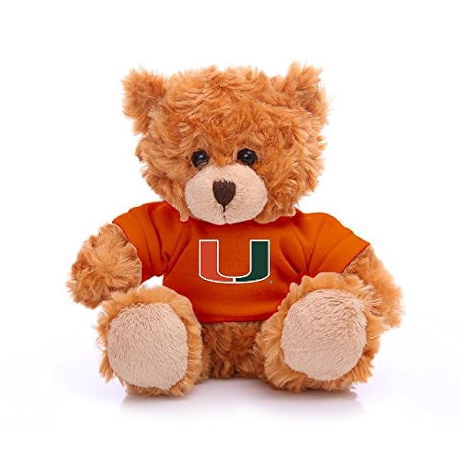 Plushland Mocha Sitting Bear Kids, Bulk Parties Edition (Miami Univ)