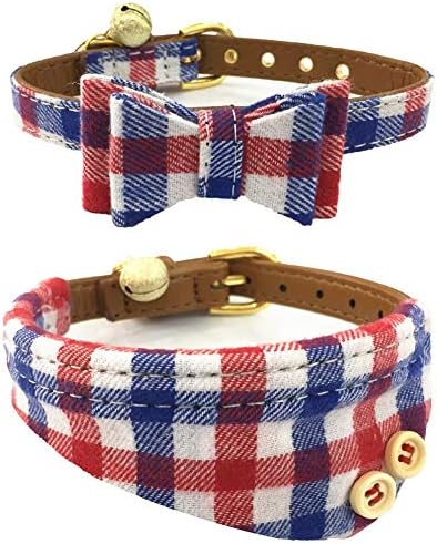 Dog Cat Collars Leather for Small pet
