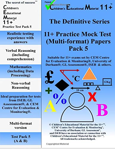 11+ Practice Mock Pack 5: Volume 5 (11+ Practice Mocks)