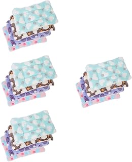Ipetboom 16 Pçs Cama De Hamster Tapete De Inverno Cama De Hamster Tapete De Lagartixa Tapete De Hamster Doméstico Tapete De Descanso Para Animais De Estimação Tapetes De Chinchila Cama De