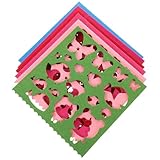 NOLITOY 6 Stück Teiliges Nadelfilz Schablonen für DIY Filzarbeiten Farbige Wollfilz Vorlagen für Anfänger Langlebige Filzunterlage für Kreatives Filzen und Handwerk