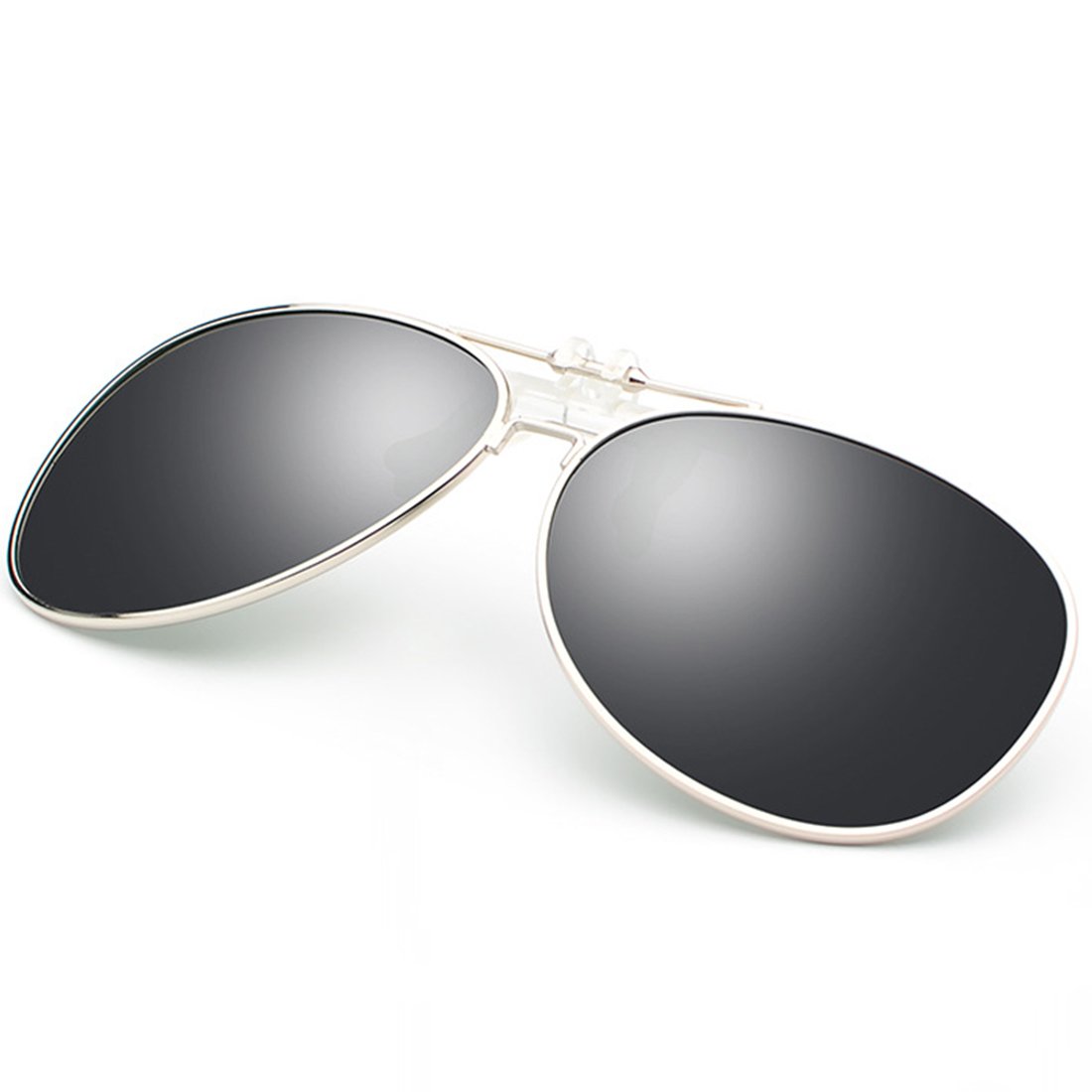 DooppaClip On Flip Up Polarized Sunglasses for Prescription Glasses