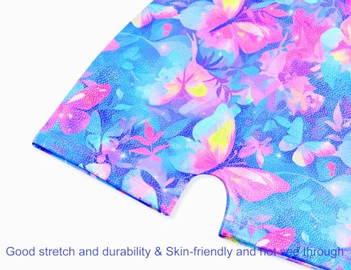Image of Domusgo Gymnastics Leotards for Girls Sparkly One Piece Biketard Size 1-10Y