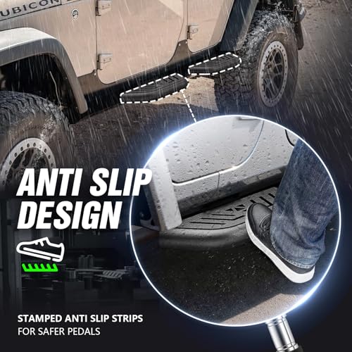 Estribos Laterales para Jeep Wrangler JK 2007-2018 4 Puertas miniatura 6