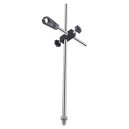 Miniatura 7 de Soporte de agitador magnético, soporte de metal científico de cuatro E ajustable en altura para sensor de temperatura (solo ideal para agitador