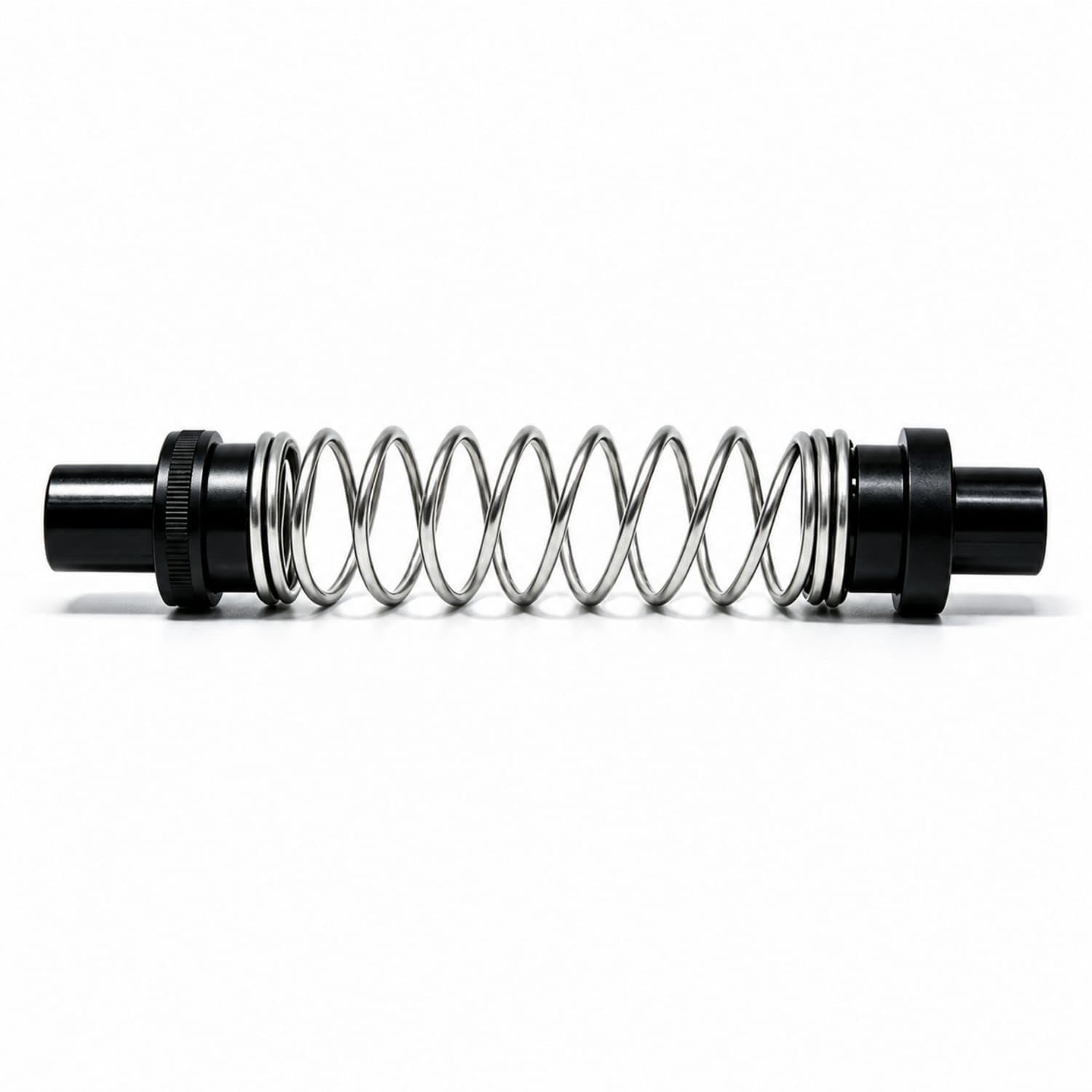 stainless steel brake return spring with end pieces rust-resistant motorcycle brake return spring coiled cylindrical for mechanics, black