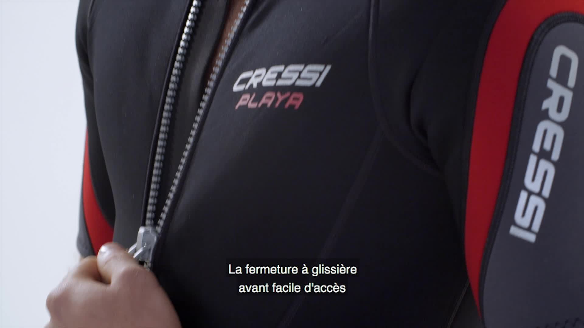 Combinaison Shorty Plongée Homme Cressi Playa 2.5mm - Néoprène Doublé - Sports Nautiques