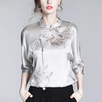 【yo BIOTOP】Silk collar shirt size 0 BIOTOP(ビオトープ) / 【yo BIOTOP】Silk collar shirt