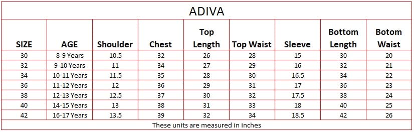 Image of Adiva Girls Floral Print Anarkali Kurta Sharara with Dupatta Set