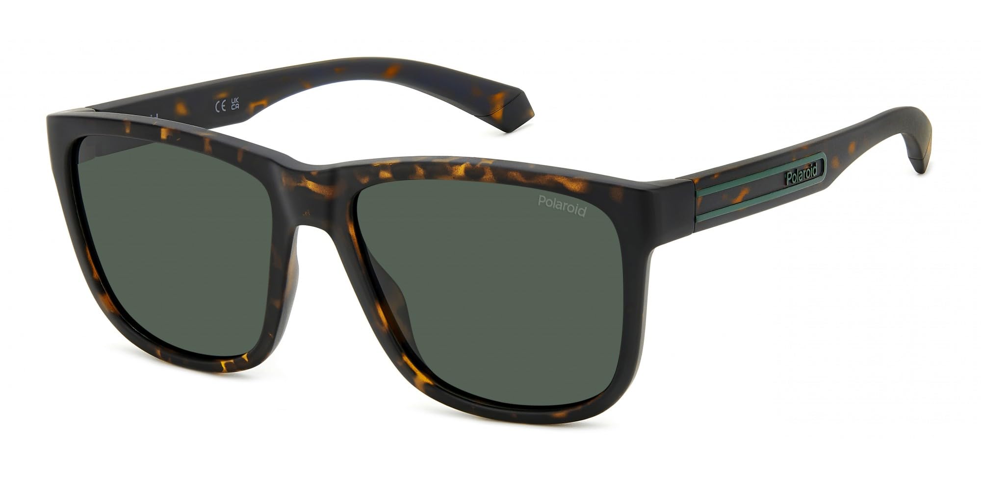 POLAROID Men's Sunglasses, Matte Brown Havana, 57
