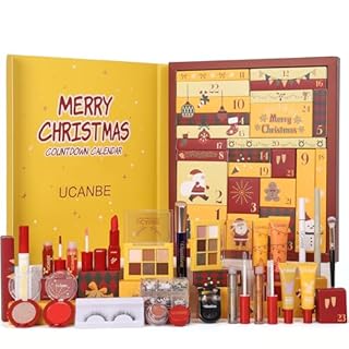 UCANBE 24 Jours Calendrier de l'Avent Beauté, Calendrier de l'Avent Maquillage 2025, Découvrez Chaque jour de Nouvelles Expériences Beauté