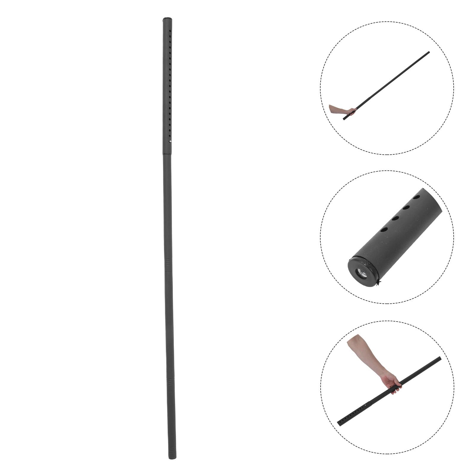 Barre de Sécurité Réglable pour Porte Coulissante et Fenêtre Barre Anti-effraction Acier Renforcé pour Balcon Chambre Protection Garçon Fille et Animaux Noire