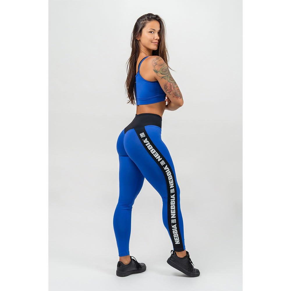 Nebbia Sporthose Damen - Scrunch Leggings mit Hohem Bund, Push Up Effekt und Blickdicht - Yogahose Damen Lang, Atmungsaktive Gym Leggings für Damen - Perfekt als Activewear für Damen