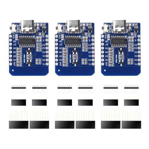 3 Stück for ESP8266 USB C Entwicklungsboard for ESP8266 Mini ESP8266 NodeMCU mit ESP8266-12F WLAN-Modul CH340G