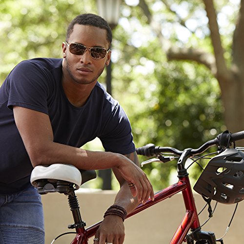 700c Royce Union RMY Mens 21-Speed Hybrid Comfort Bike, 21" Aluminum Frame, Metallic Red - Thumbnail 5