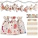 Produktbild Huker Adventskalender zum Befüllen, 24 Weihnachten Geschenksäckchen Jutesäckchen, Adventskalender zum Selber Befüllen, Säckchen für Adventskalender mit 24 Adventszahlen Aufkleber, Adventskalender 2020
