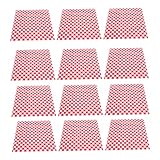 Toyvian 50 Hojas Papel Antigrasa para Envolver Alimentos Papel Hornear y Encerado Multiusos para Hamburguesas Patatas Fritas y Repostería Cocina Resistente y Absorbente para Uso Diario