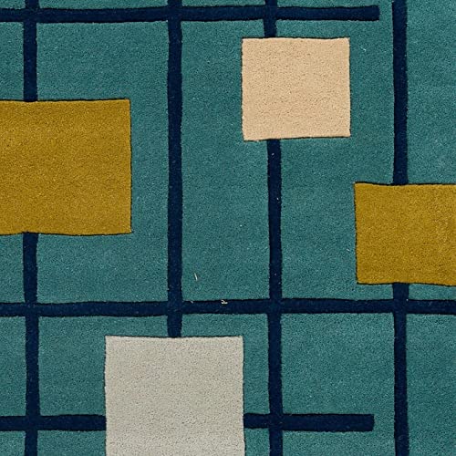Image of Soft Woolen Modern Collection Tufted Carpet for Living Room Bedroom and Hall Size 10 x 14 Feet Color Multi-N