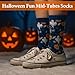 Imagen de OIXYAZ 3 Calcetines Halloween Calabazas Esqueleto Hombre Mujer Papá Divertidos mujer coloridos divertidos calcetines calabaza regalo Regalos Personalizados
