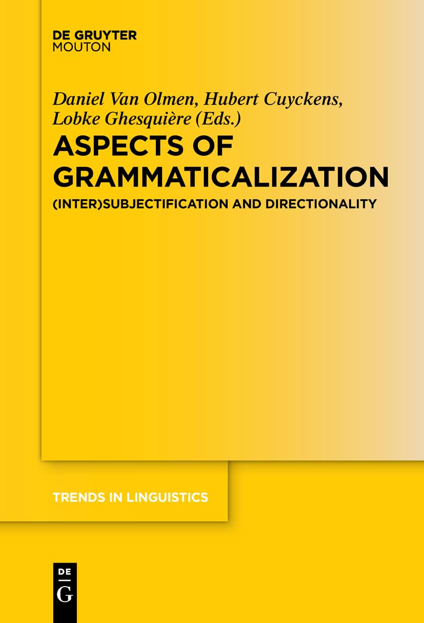 Trends in Linguistics. Studies and Monographs [Tilsm] Ser.: Aspects of ...